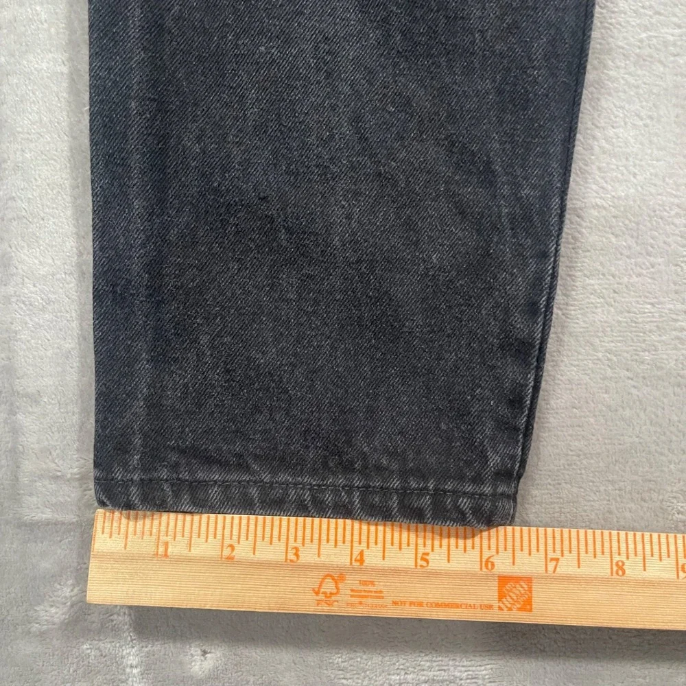 Vintage Levis 550 Jeans Mens 32x36 Black Relaxed Tapered Made in USA 90s